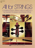 All for Strings Bk 1 Score/manual