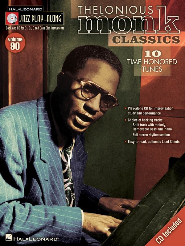 Thelonious Monk Classics Jazz Play Along Bk/cd V