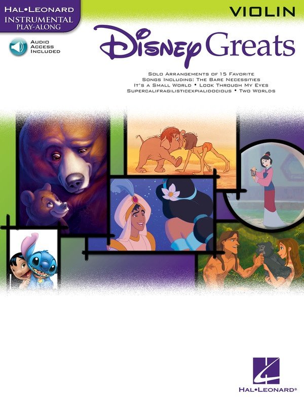 Disney Greats for Violin Bk/ola