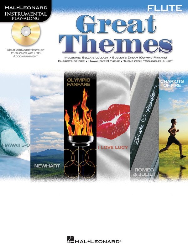 Great Themes Bk/cd Flute