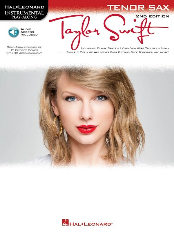 Taylor Swift Tenor Sax Playalong 2nd Ed Bk/ola