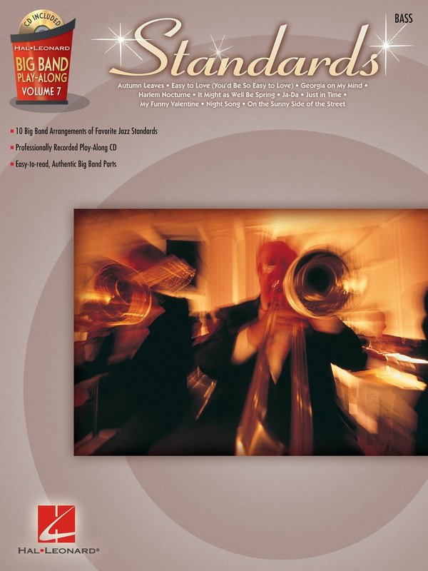 Standards Bass Big Band Playalong V7 Bk/cd