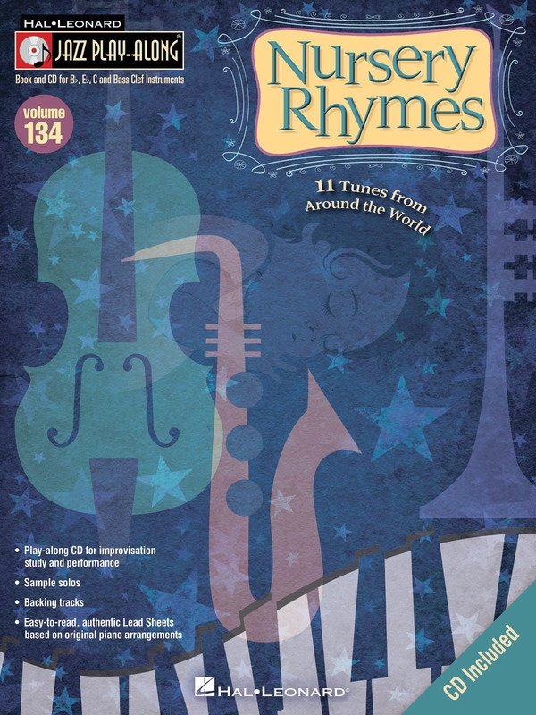 Nursery Rhymes Jazz Play Along Bk/cd V134