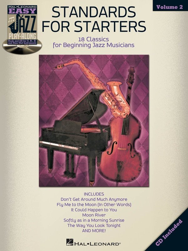 Standards for Starters Easy Jazz Play Along Bk/c