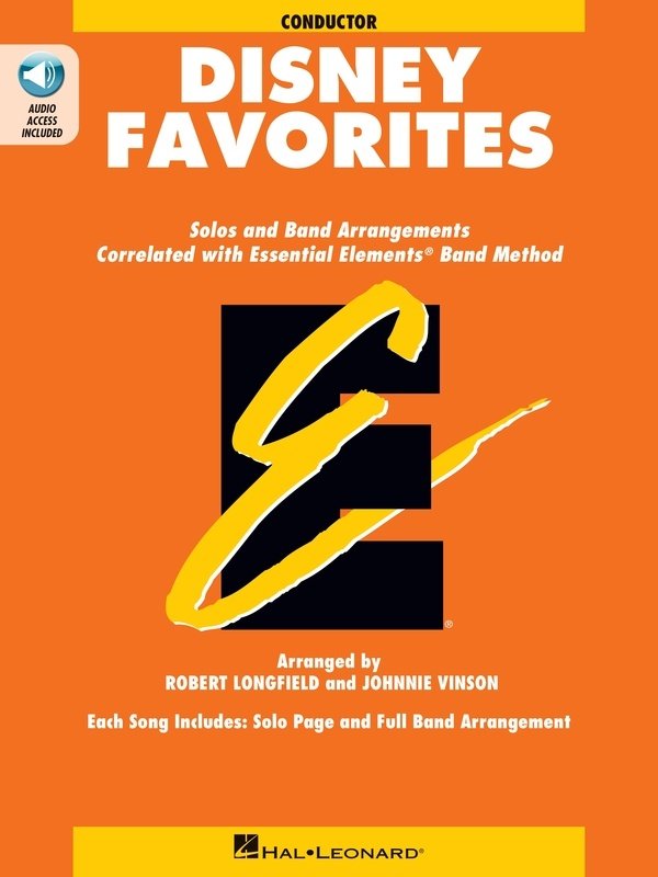 Essential Elements Disney Favorites Conductors Bk/ola Ee
