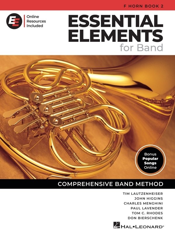 ESSENTIAL ELEMENTS FOR BAND F HORN BK 2 BK/OLM EEI