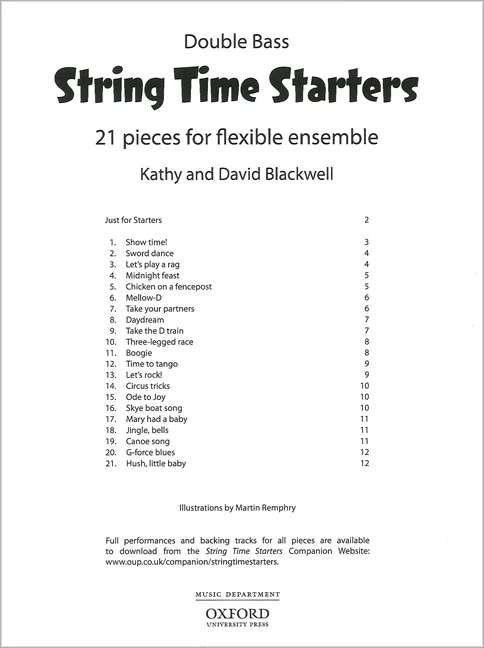STRING TIME STARTERS DOUBLE BASS