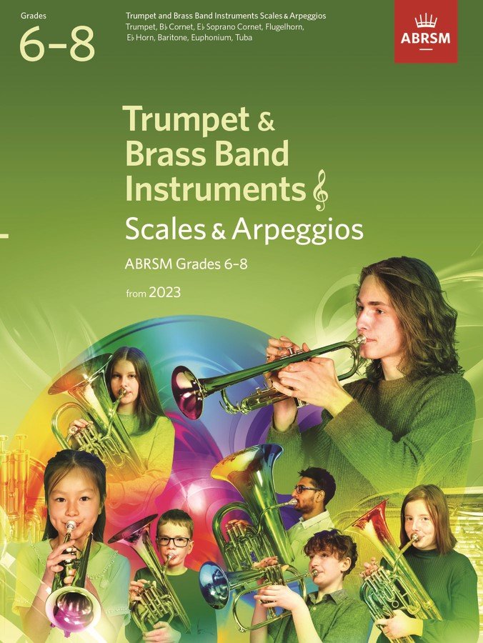 Abrsm Scales and Arpeggios Trumpet/brass Band Tc Gr 6-8