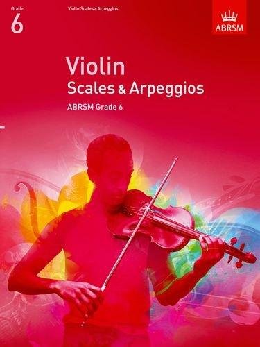 Abrsm Violin Scales & Arpeggios Gr 6 From 2012