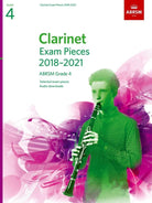 Clarinet Exam Pieces 2018-21 Gr 4 Bk/ola
