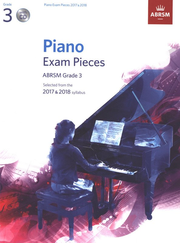 Abrsm Piano Exam Pieces 2017-2018 Gr 3 Bk/cd