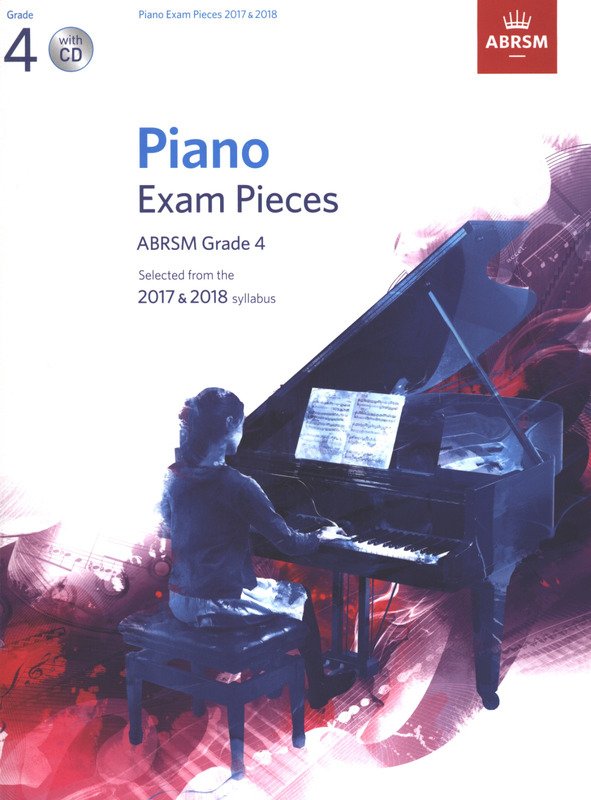 Abrsm Piano Exam Pieces 2017-2018 Gr 4 Bk/cd