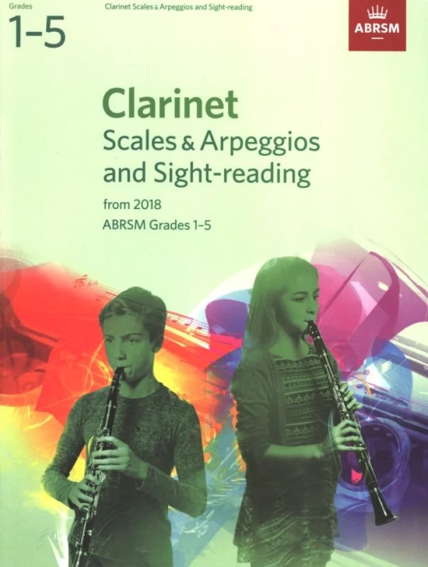 Clarinet Scales & Arps/sightreading Gr 1-5 From 2018