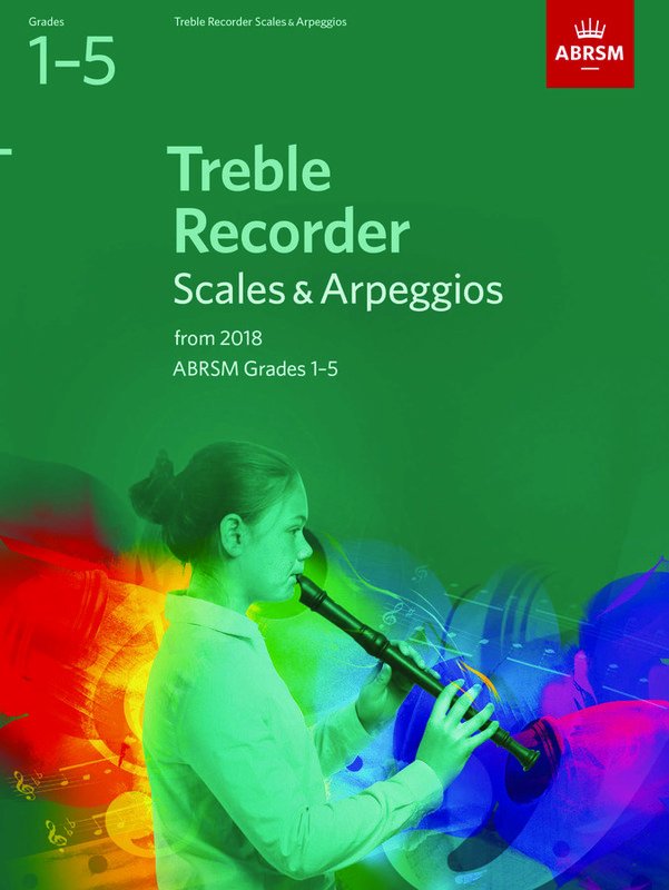 Abrsm Treble Recorder Scales & Arpeggios Gr 1-5 From 2018