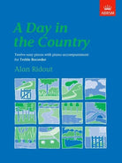 Ridout - a Day in the Country Treble Recorder/piano