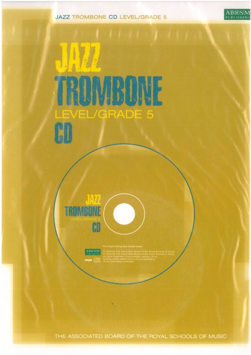 Abrsm Jazz Trombone Grade 5 Cd Only