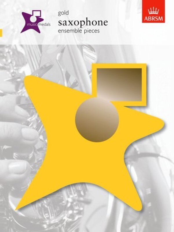 Music Medals Saxophone Ensemble Pieces Gold