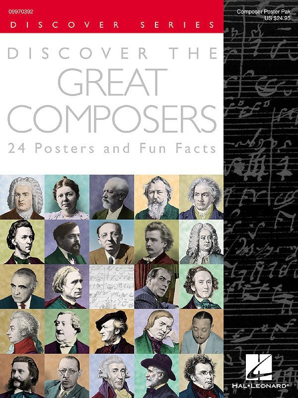 Discover the Great Composers (24 Mini Posters)