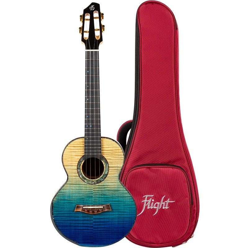 Flight A10fm Faded Blue 10th Anniversary Tenor Ukulele