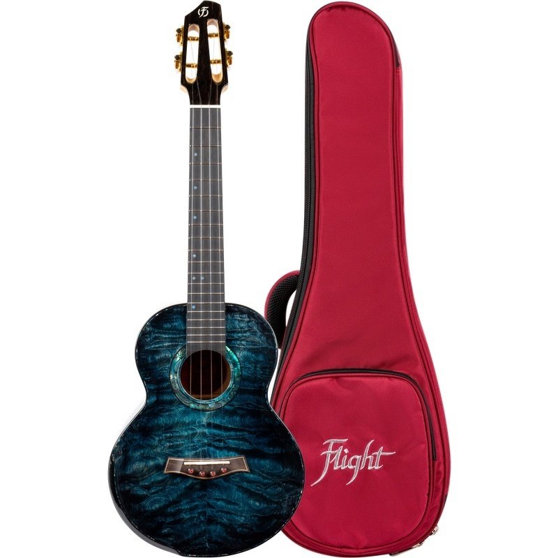 Flight A10qm Aqua Blue 10th Anniversary Tenor Ukulele