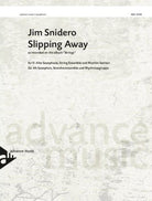 Snidero - Slipping Away for Alto Sax/strings/rhythm Sc/pts