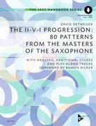 Ii-V-I Progression 80 Patterns From Masters of Sax Bk/ola