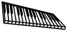 Silhouette Moulded Black Plastic Keyboard