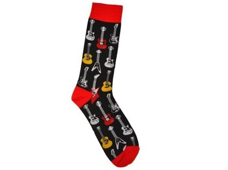 Guitar Socks Mens (10-13)