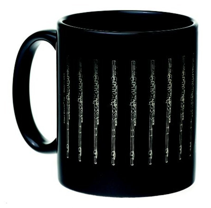 Mug Flute Black and Silver