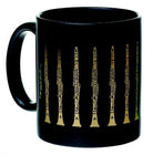 Mug Clarinet Black and Gold