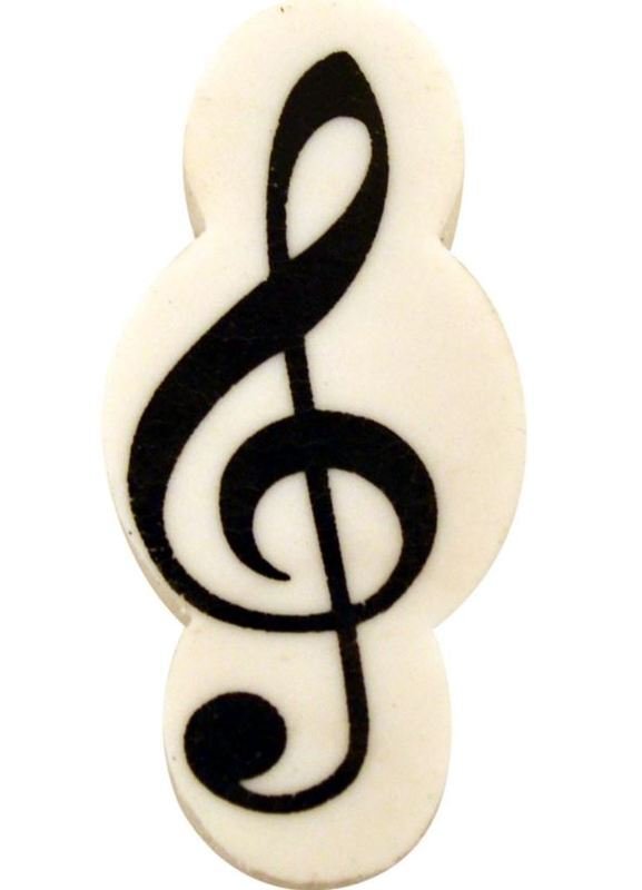 Treble Clef Shaped Eraser