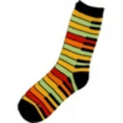 Socks Keyboard Rainbow Yellow Womens