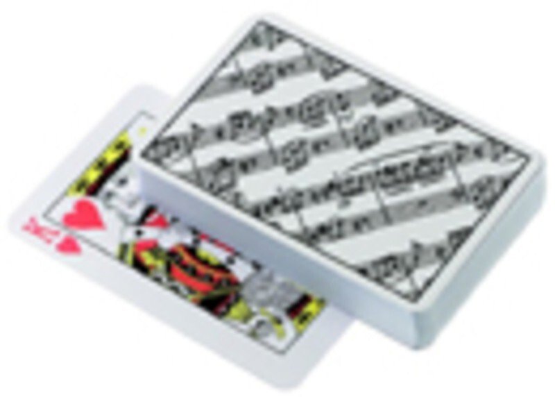 Playing Cards With Sheet Music