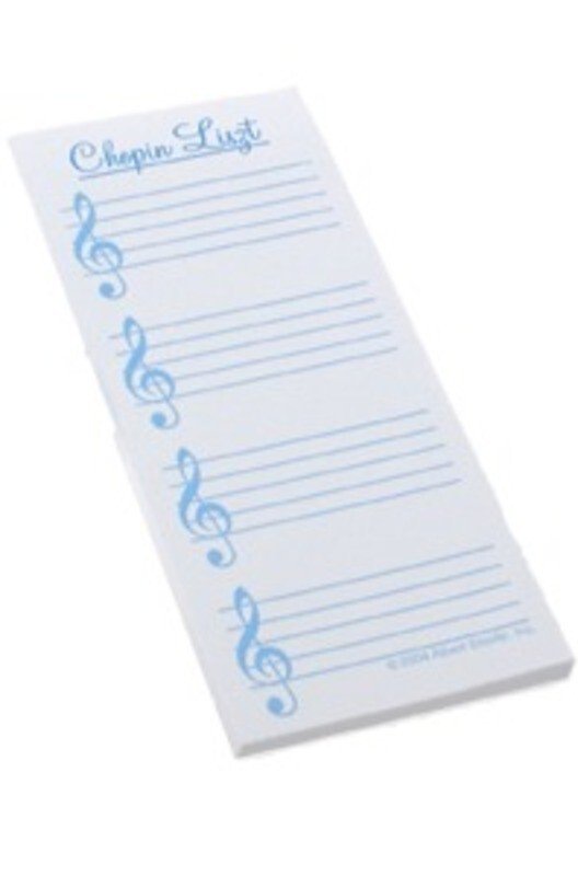 Magnetic Memo Pad Chopin Liszt
