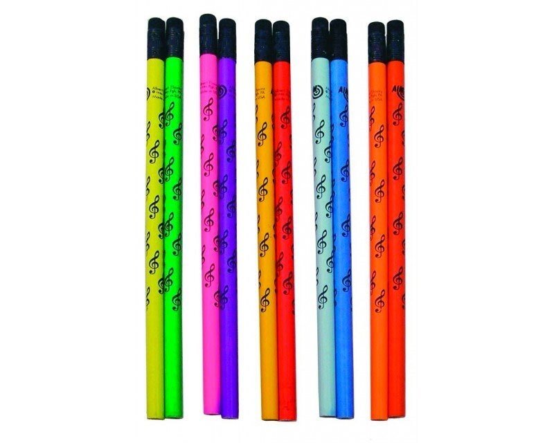 Mood Pencil Treble Clef Assorted Colours
