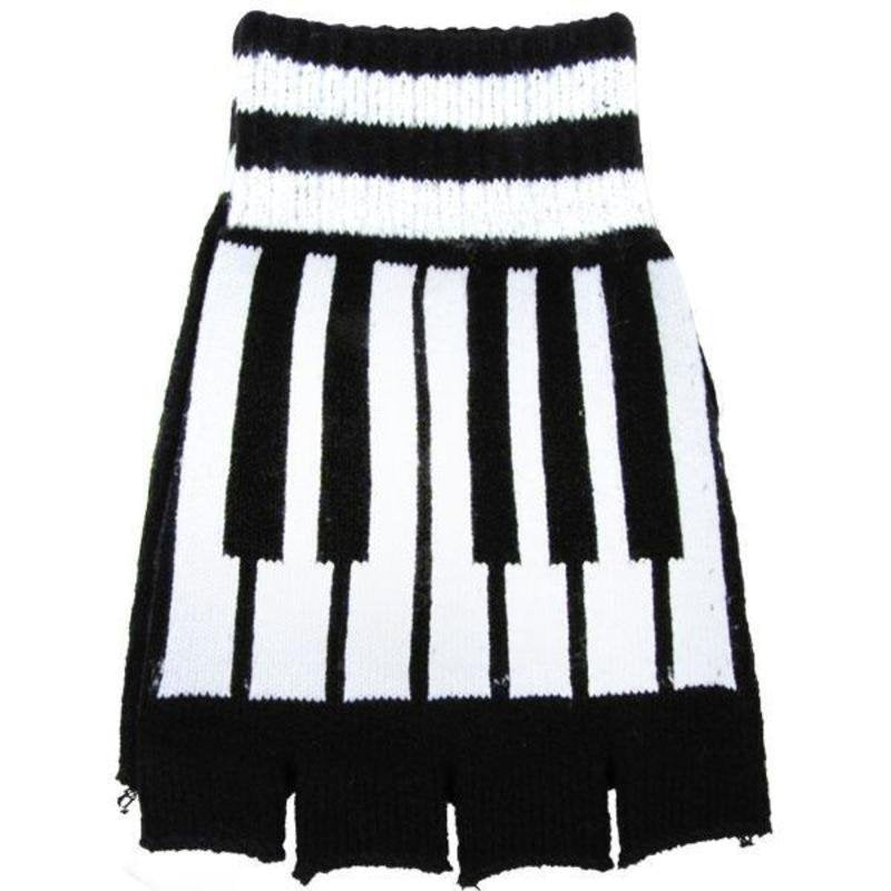 Fingerless Gloves With Keyboard