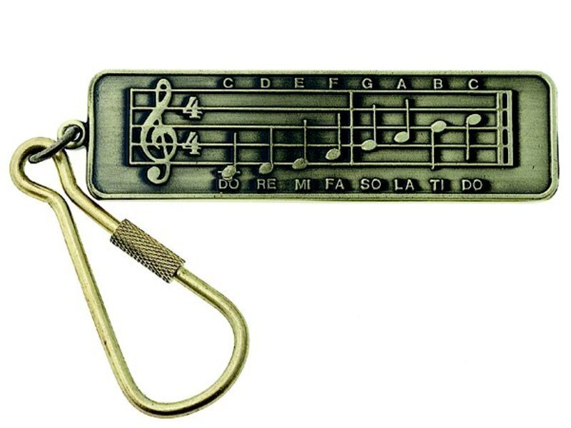 Keychain Music Staff