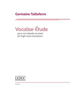 Tailleferre - Vocalise Etude High Voice/piano