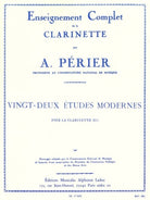 Perier - 22 Modern Studies for Solo Clarinet