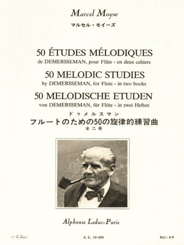 Moyse - 50 Melodic Studies Demersseman Vol 1 Flute