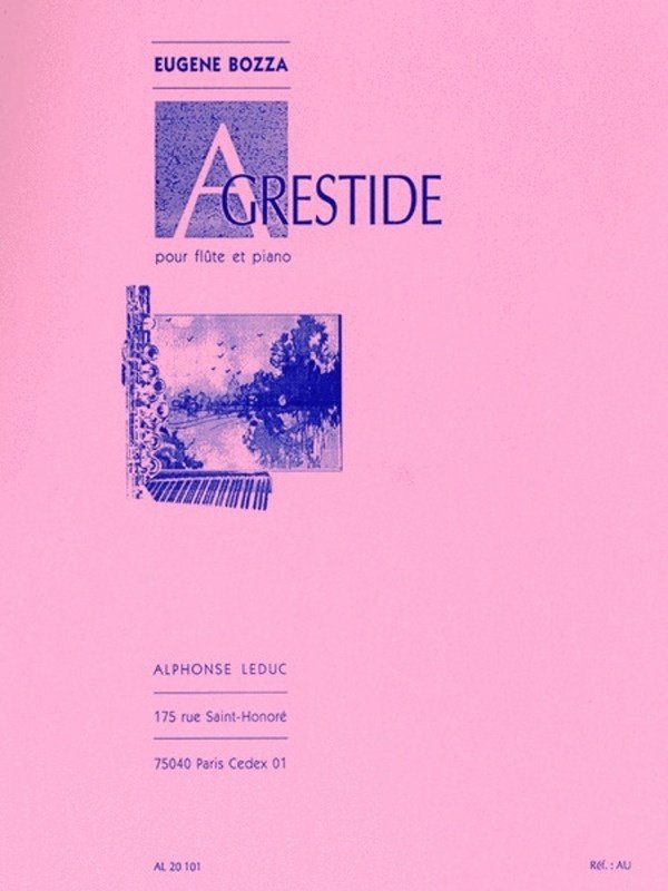 Bozza - Agrestide Op 44 Flute/piano