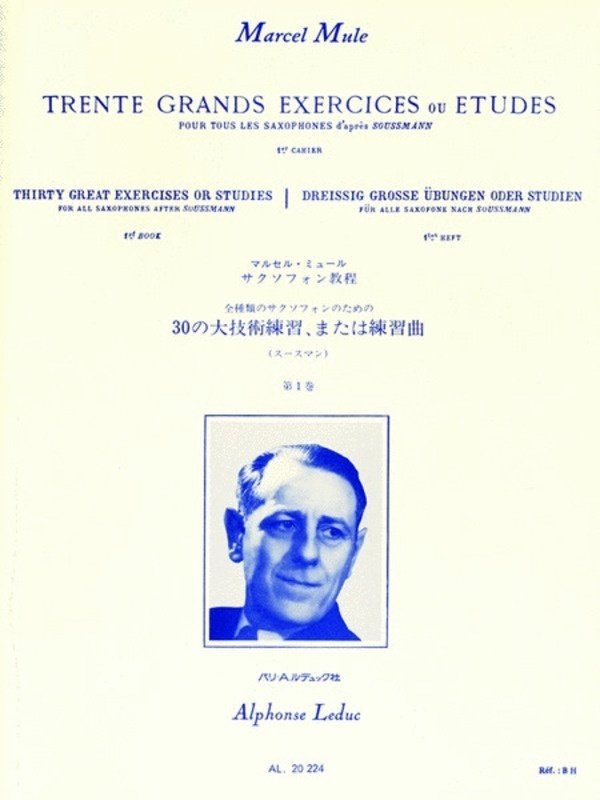 30 Grands Exercises Ou Etudes Sax Solo