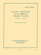 Bitsch - 4 Variations Theme of Scarlatti Trumpet/piano
