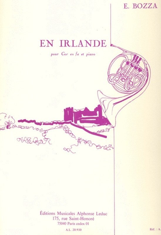 Bozza - En Irlande Horn/piano