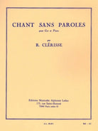 Clerisse - Chant Sans Paroles for French Horn/piano