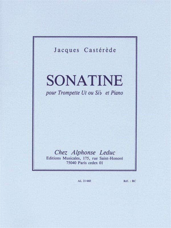 Casterede - Sonatine for Trumpet/piano