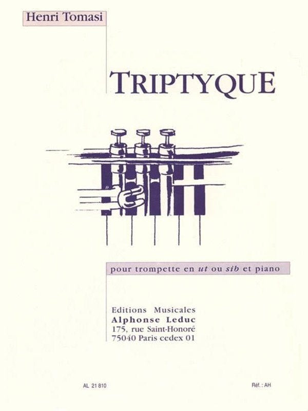 Tomasi - Triptyque for Trumpet/piano