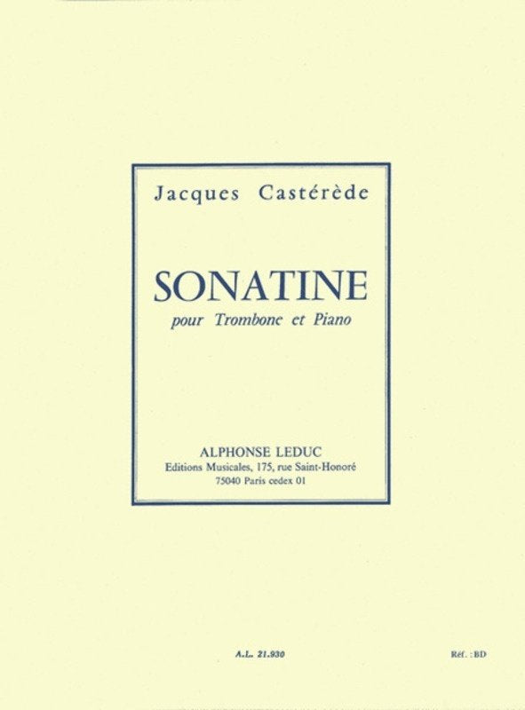 Casterede - Sonatine for Trombone/piano