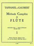 Taffanel/gaubert -  Complete Method for Flute Vol 1