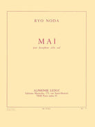 Noda - Mai for Alto Saxophone Solo